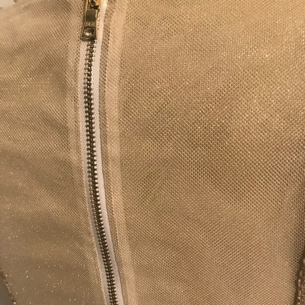 Alice + Olivia Gold Mini Dress - Picture 7 of 8
